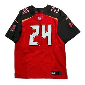 Nike Tampa Bay Buccaneers Red Vapor Elite On Field Darrell Revis Jersey 48/XL